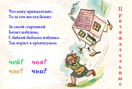 Притяжательные - измененное изображение